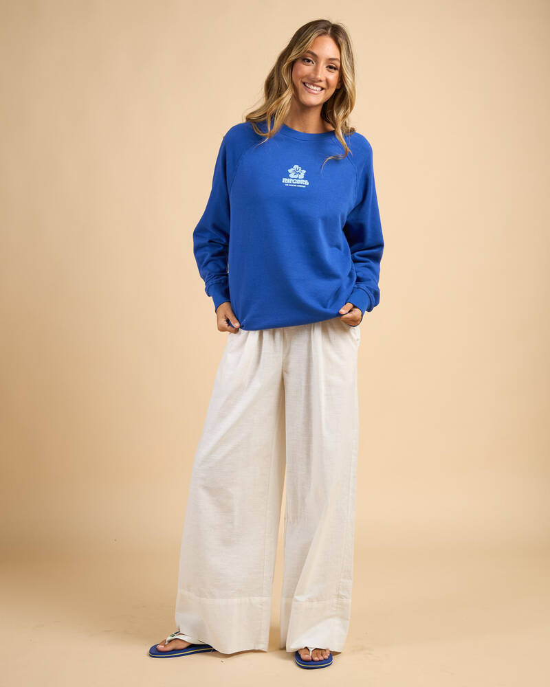 Rip Curl Luxe Surf Crewneck Sweatshirt for Womens