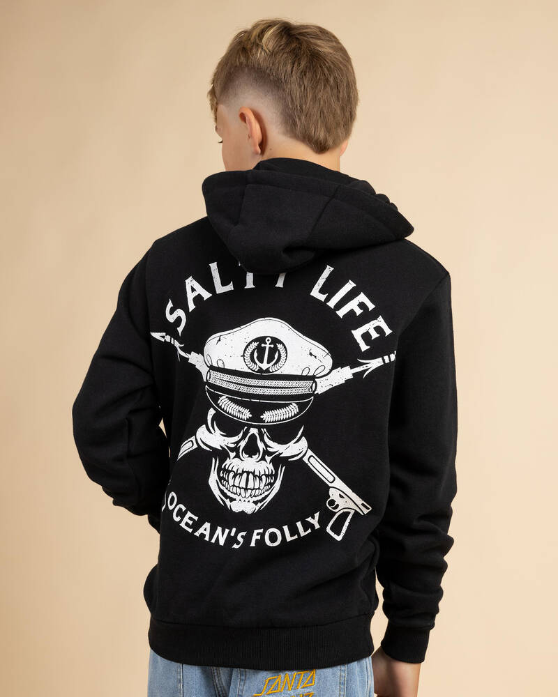 Salty Life Boys' Master Gunner Hoodie for Mens