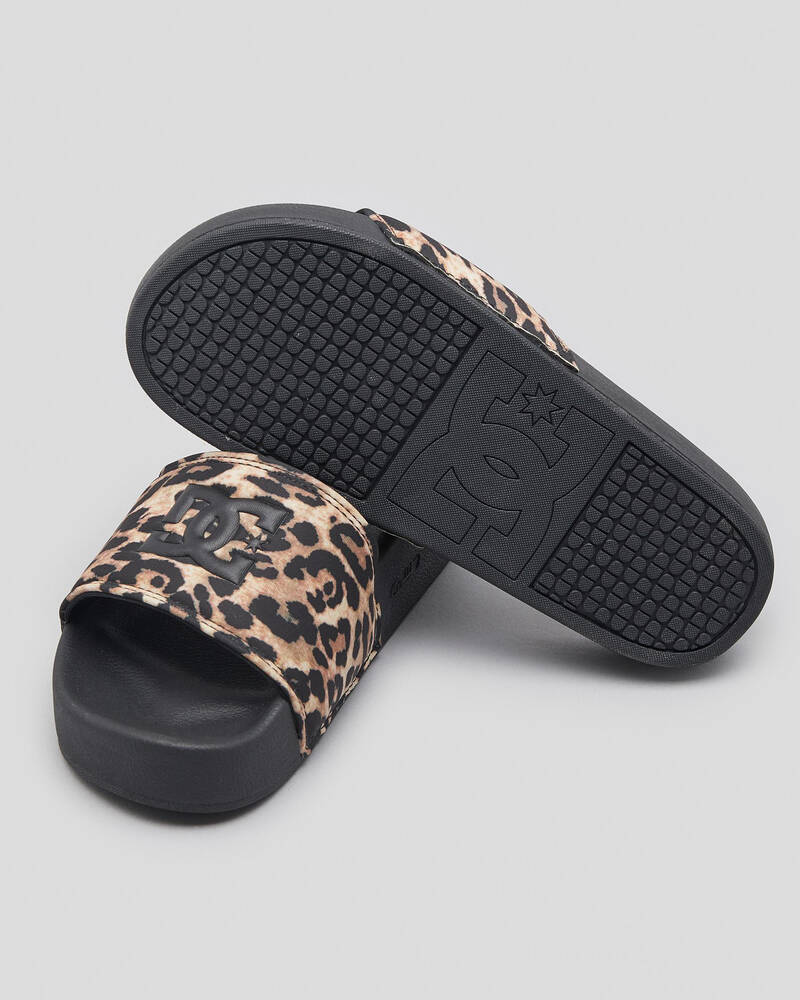 DC Shoes Platform Slide Sandals for Womens