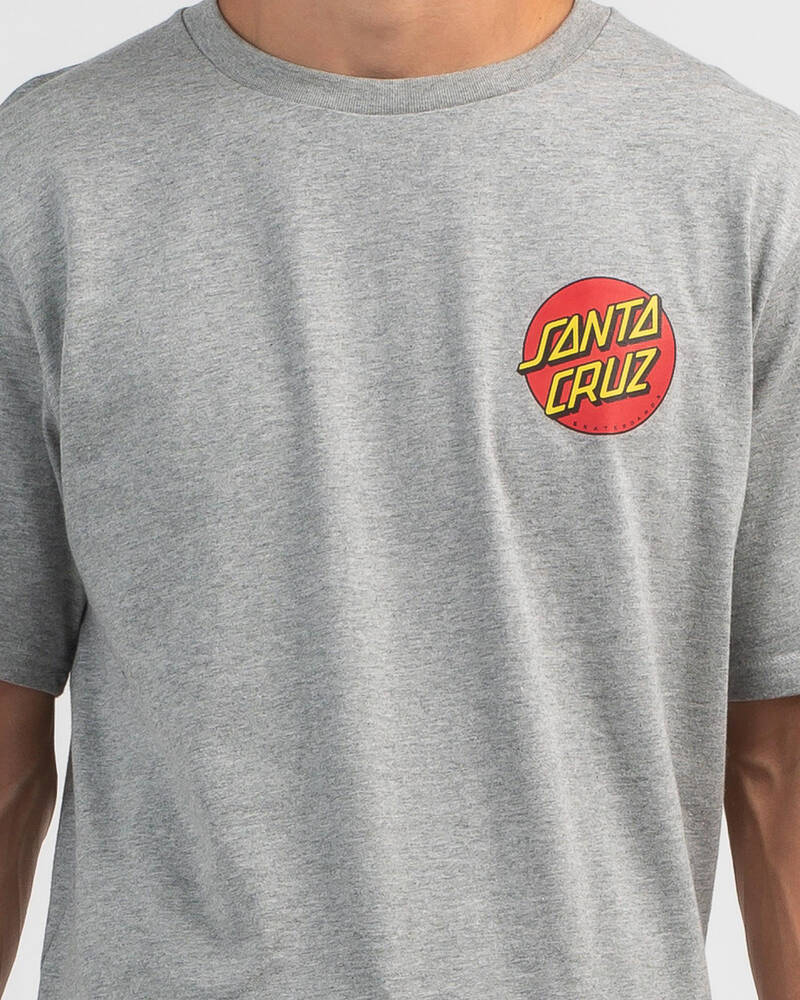 Santa Cruz Classic Dot Chest T-Shirt for Mens