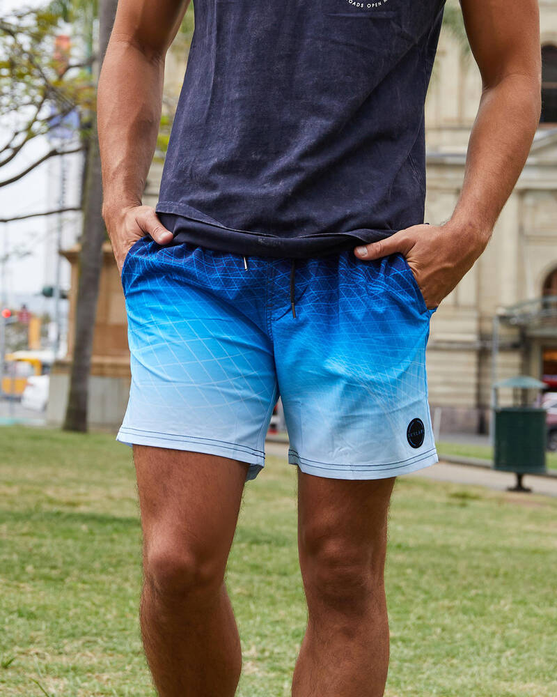 Skylark Elliptical Elastic Waist Shorts for Mens