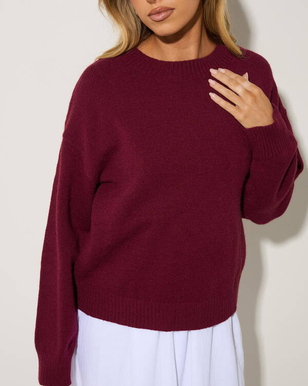 Mooloola Horizon Crew Knit Jumper for Womens