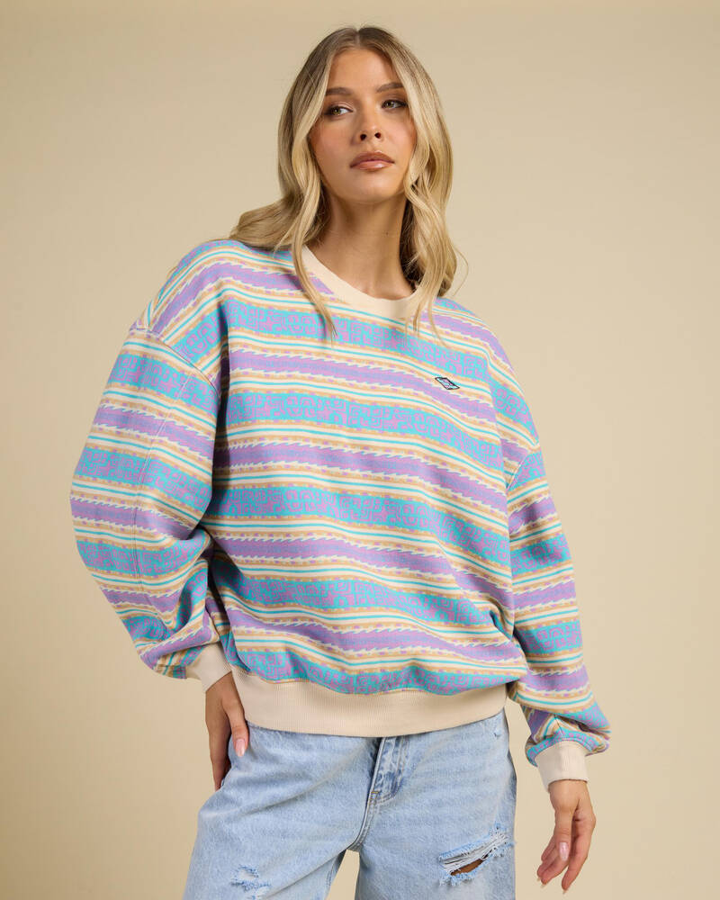 Billabong Throw It Back Kendall Sweatshirt for Womens