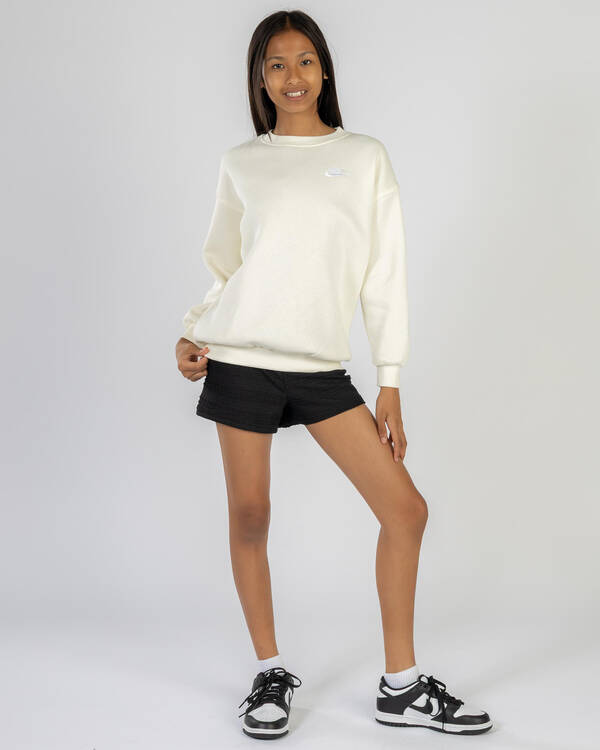 Nike Girls' Oversized Crew Sweater for Womens