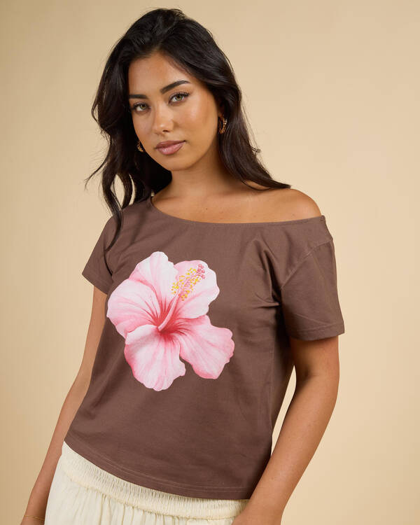 Connie Off Shoulder Tee