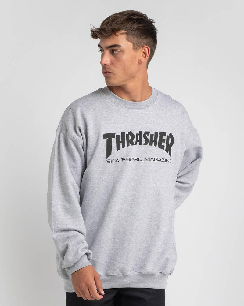 Thrasher Skate Mag Crew Sweatshirt for Mens