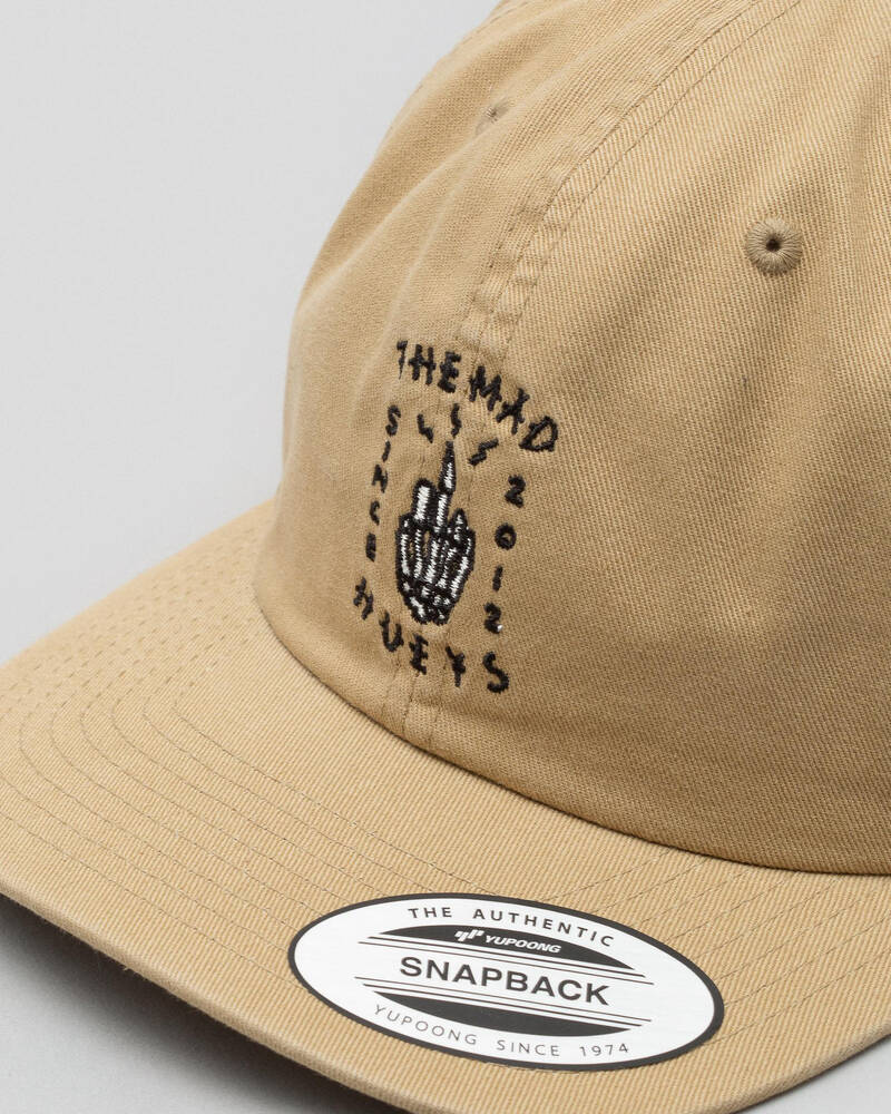 The Mad Hueys Let Us Live Unstructured Strapback Cap for Mens image number null