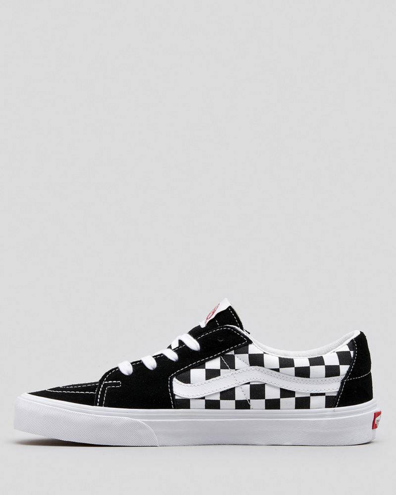 Vans Sk8-Low Shoes In Black/checkerboard - Fast Shipping & Easy Returns ...