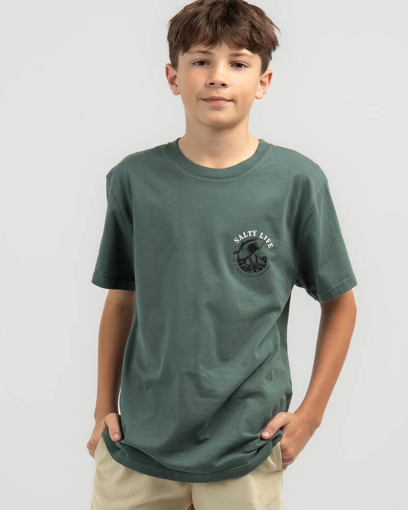 Salty Life Boys' Peak T-Shirt for Mens