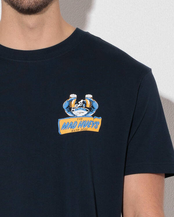 The Mad Hueys Crabbing a Beer T-Shirt for Mens