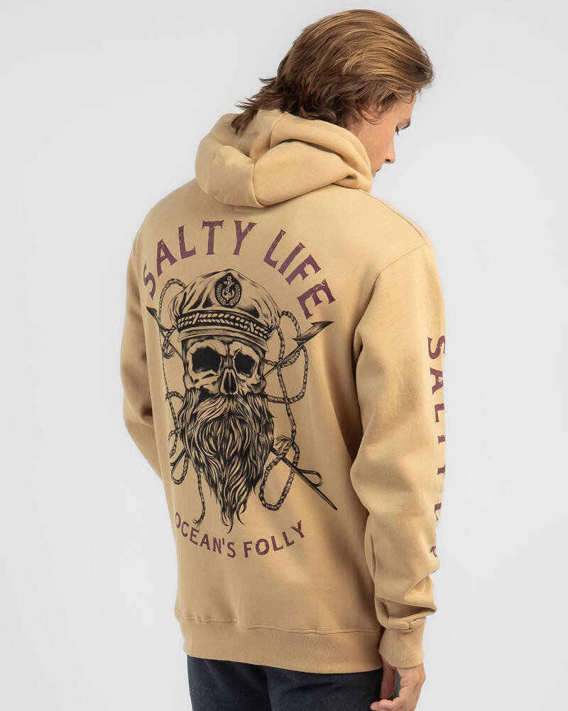 Salty Life Black Beard 3.0 Hoodie for Mens