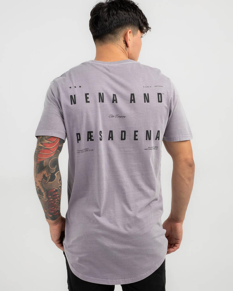 Nena & Pasadena Deuced Cape Back T-Shirt for Mens