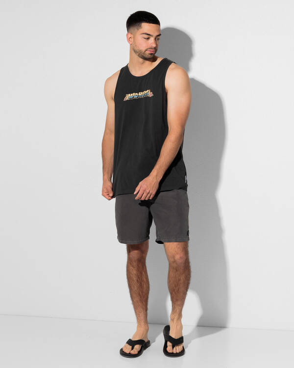 The Mad Hueys Surfing Hueys Singlet Tank for Mens