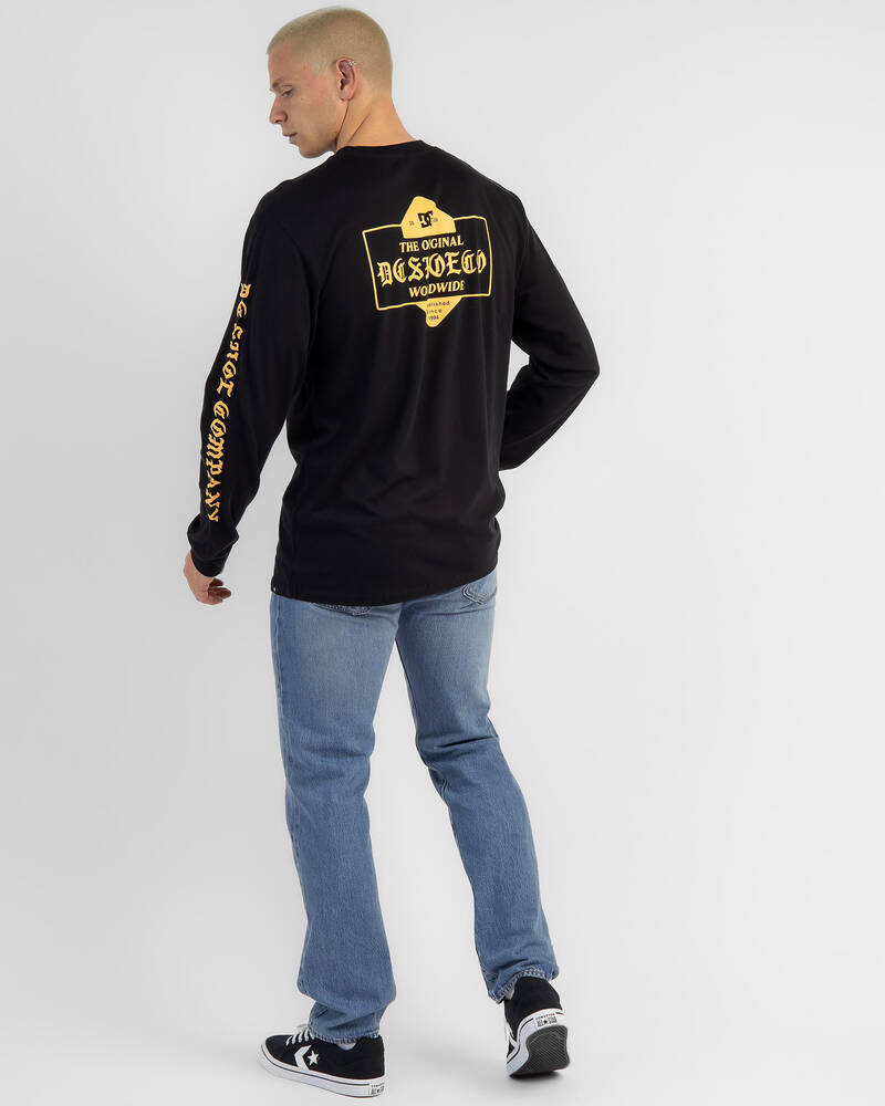 DC Shoes Boxed In Long Sleeve T-Shirt for Mens