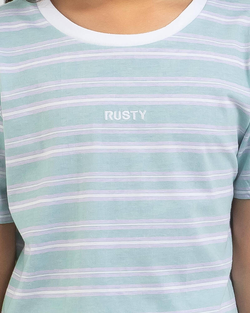 Rusty Girls' Throwback Cropped T-Shirt for Womens