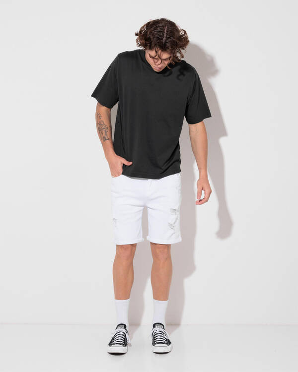 Lucid Capsule Denim Walk Shorts for Mens