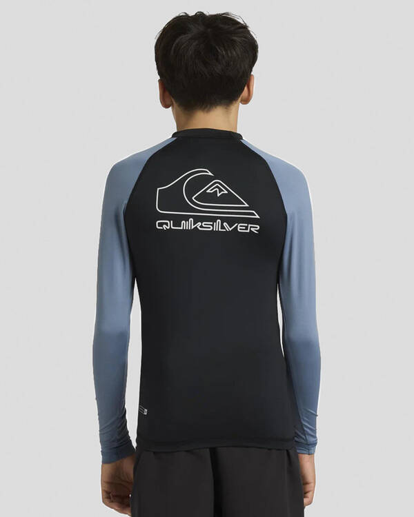 Quiksilver On Tour Boy's Long Sleeve Rash Vest for Mens