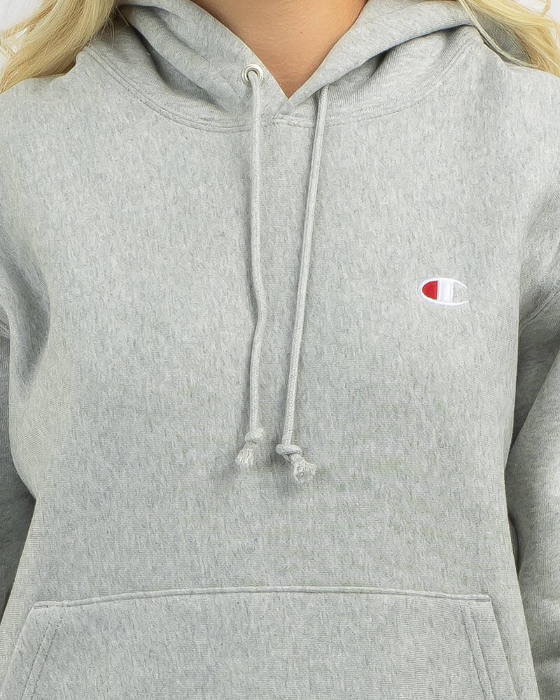 Champion Reverse Weave C Logo Hoodie for Womens