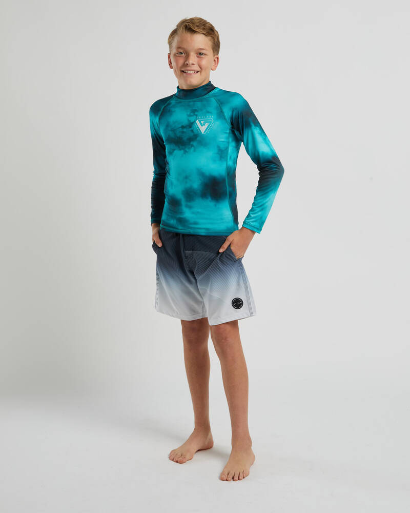 Skylark Boys' Emerged Long Sleeve Rash Vest for Mens