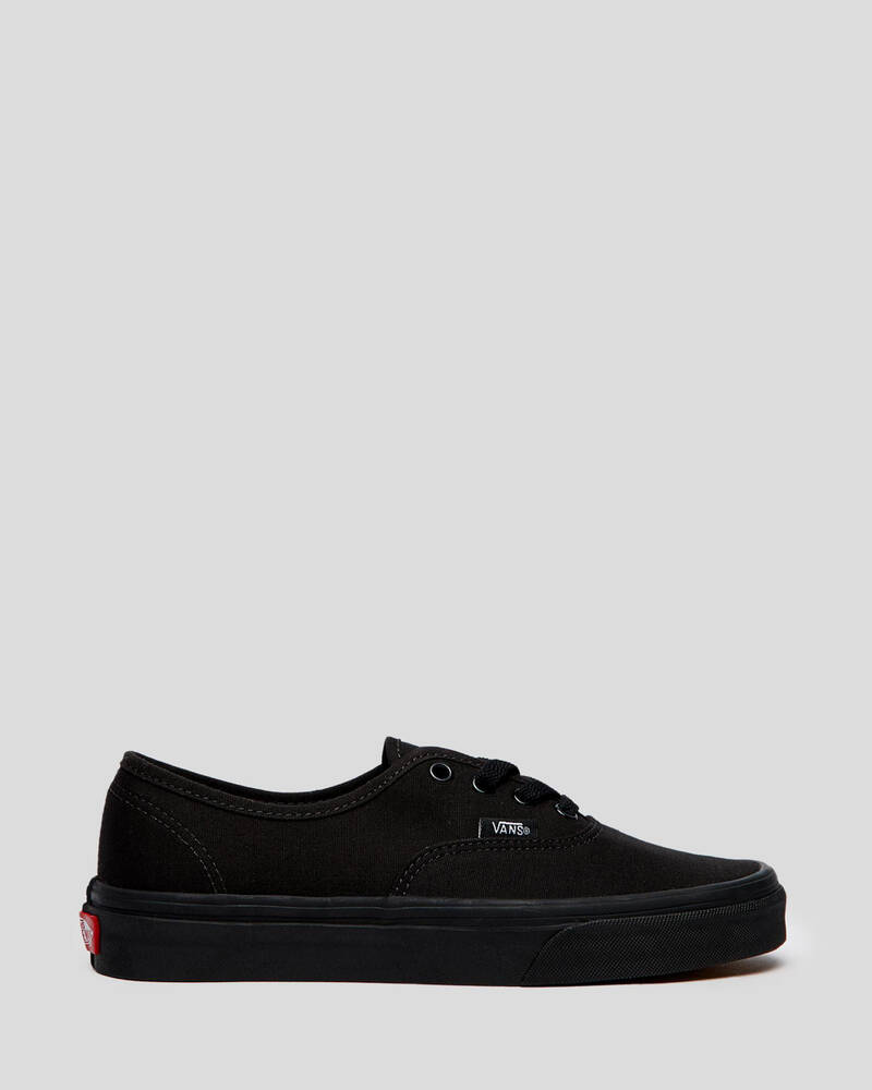 Vans Womens Authentic Shoes In Black / Black - Fast Shipping & Easy ...