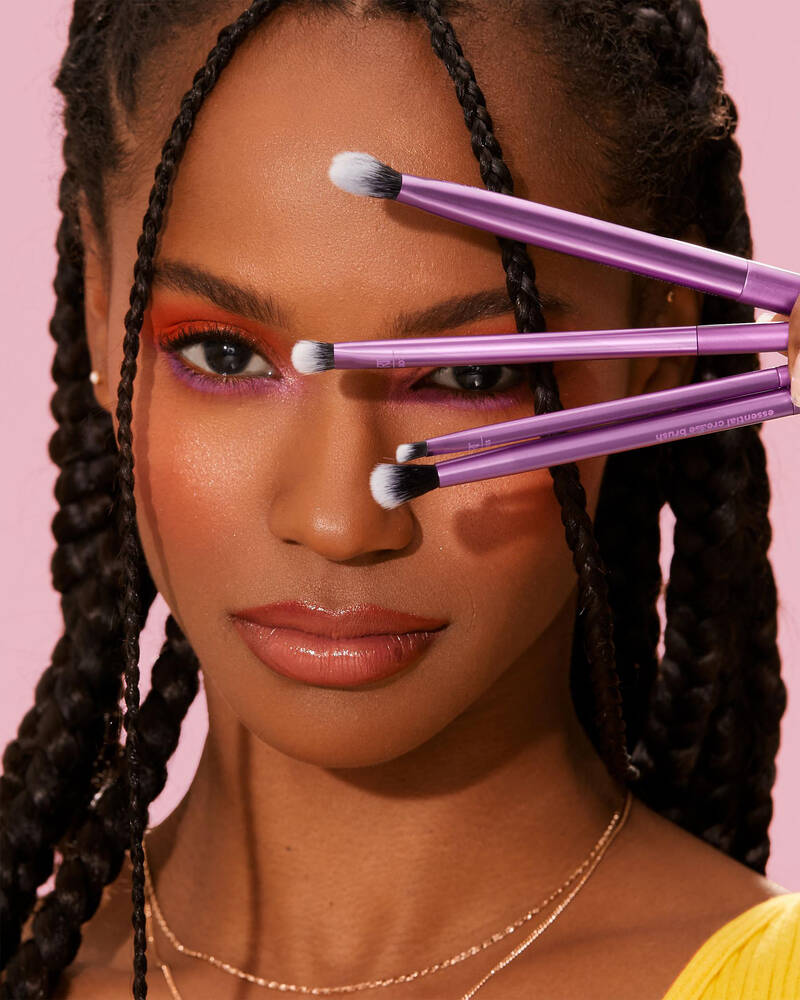 Real Techniques Everyday Eye Essentials Brush Set for Womens