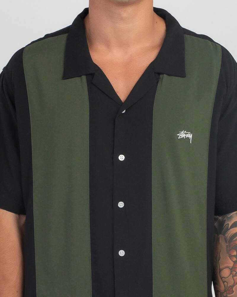 Stussy Stock Bowling Short Sleeve Shirt for Mens