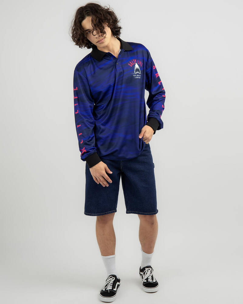 Salty Life Frenzy Fishing Shirt for Mens