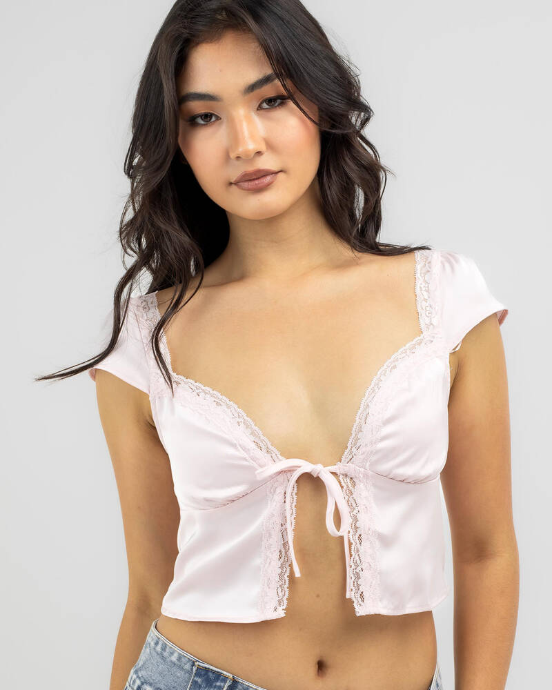 Mooloola Bec Tie Up Cami Top for Womens