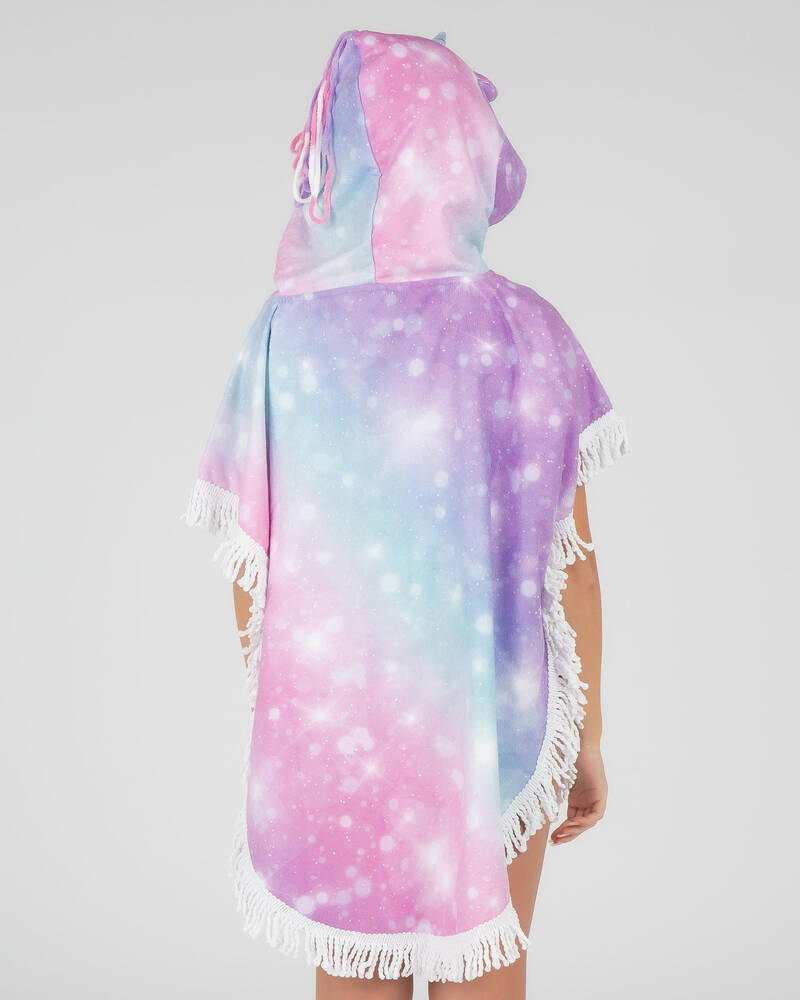 Topanga Girls' Pastel Unicorn Hooded Towel for Womens
