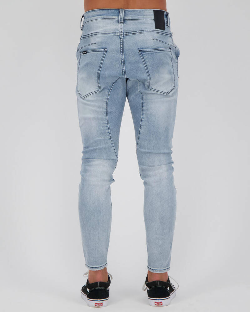 Black Palms The Tapered Drop Crotch Jeans for Mens