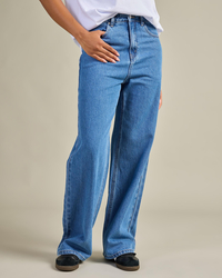 Afends Bella Wide Leg Baggy Jean for Womens image number null