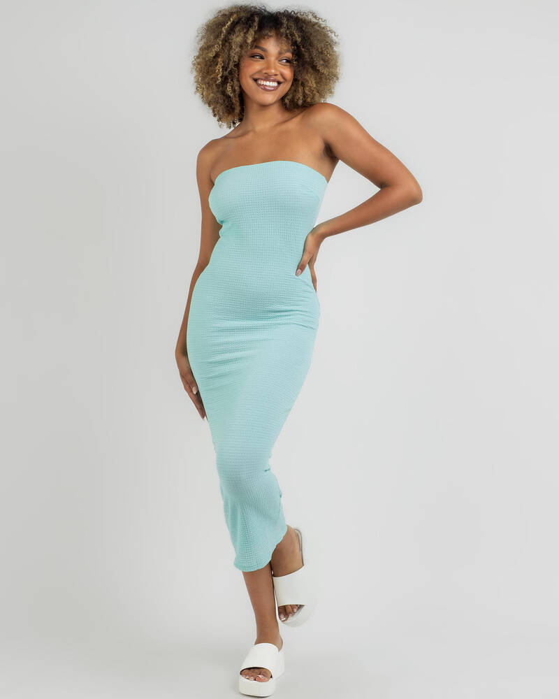 Shop Luvalot Benita Midi Dress In Blue - Fast Shipping & Easy Returns -  City Beach Australia