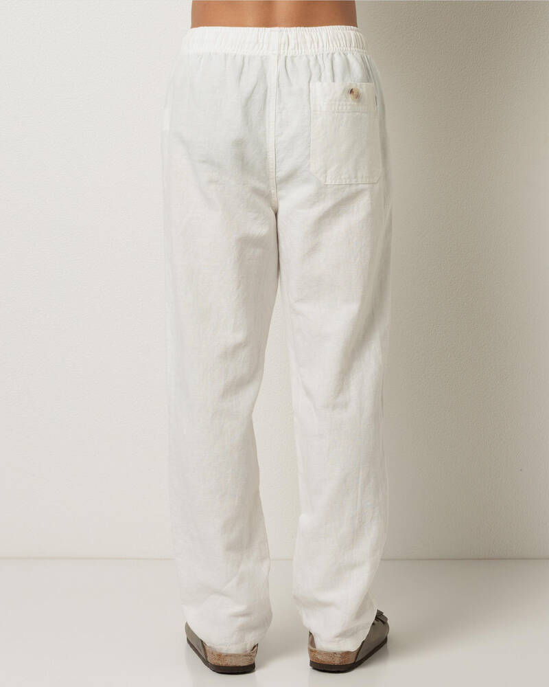 Skylark Leisurely Linen Blend Pants for Mens