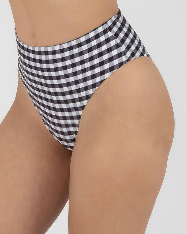 GUESS Gingham Bikini Bottom for Womens
