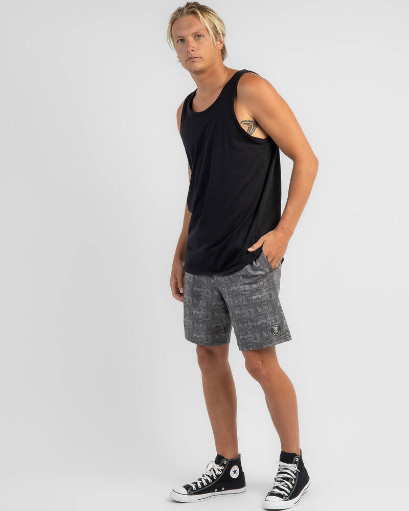 Salty Life Marooned Board Shorts for Mens