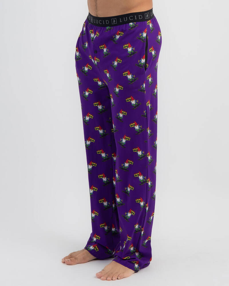 Lucid Gnarly Gnomes Pyjama Pants for Mens