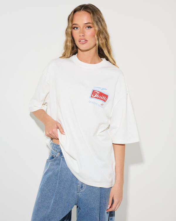 Thrills Make Em Tough Oversized T-Shirt for Womens