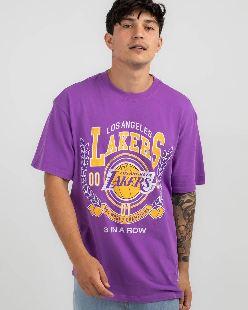Mitchell & Ness Los Angeles Lakers Arch T-Shirt for Mens