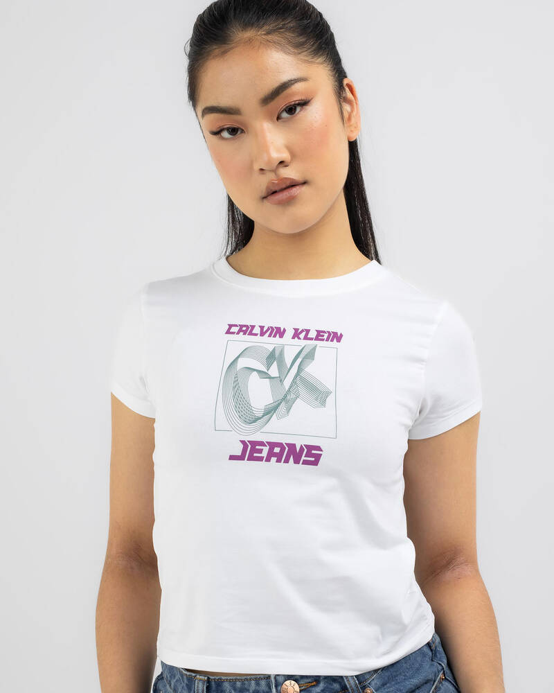 Calvin Klein Hyper Real Baby Tee for Womens