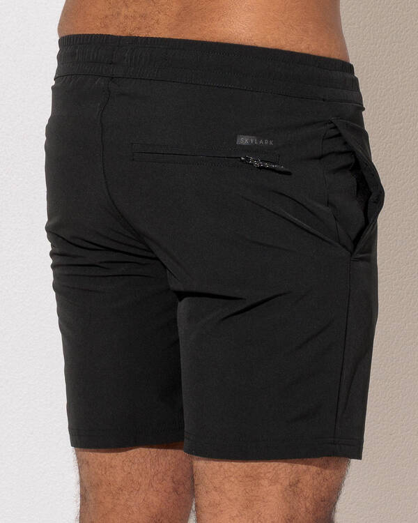 Skylark Cinch Elastic Waist Shorts for Mens