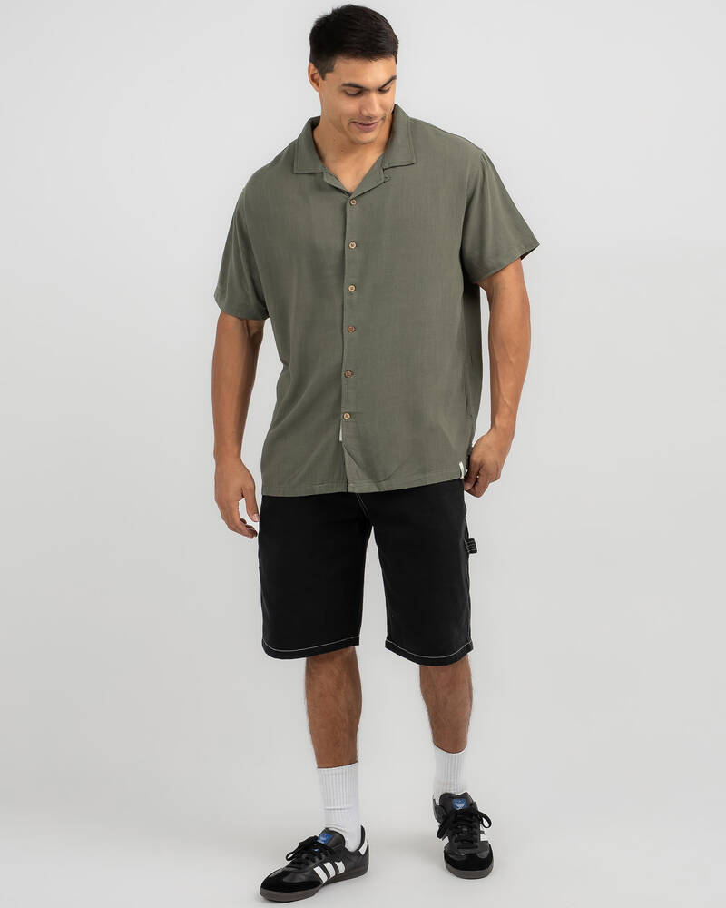 Shop The Critical Slide Society Ernie Resort Shirt In Forest - Fast ...