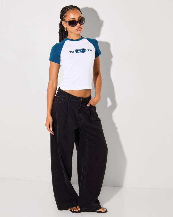Nike Slim Graphic Baby Tee for Womens