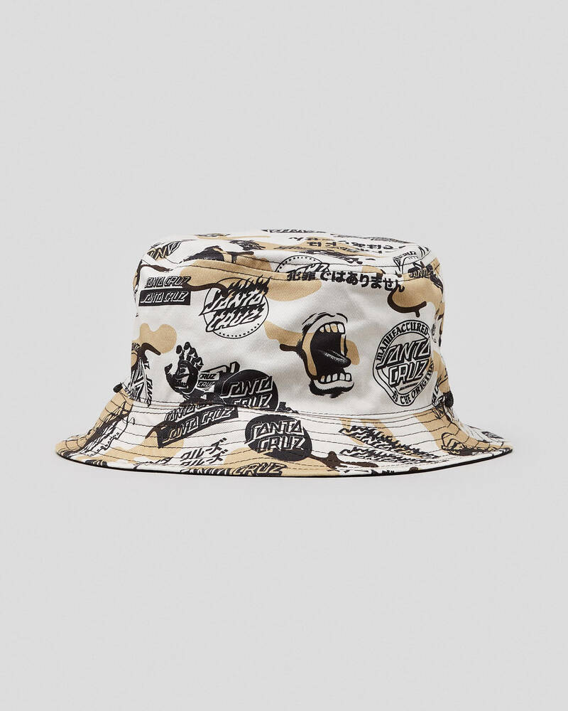 Santa Cruz Osaka Dot Reversible Bucket Hat for Mens