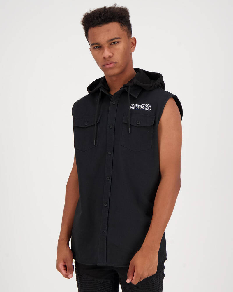 Dexter Fear None Hooded Vest for Mens