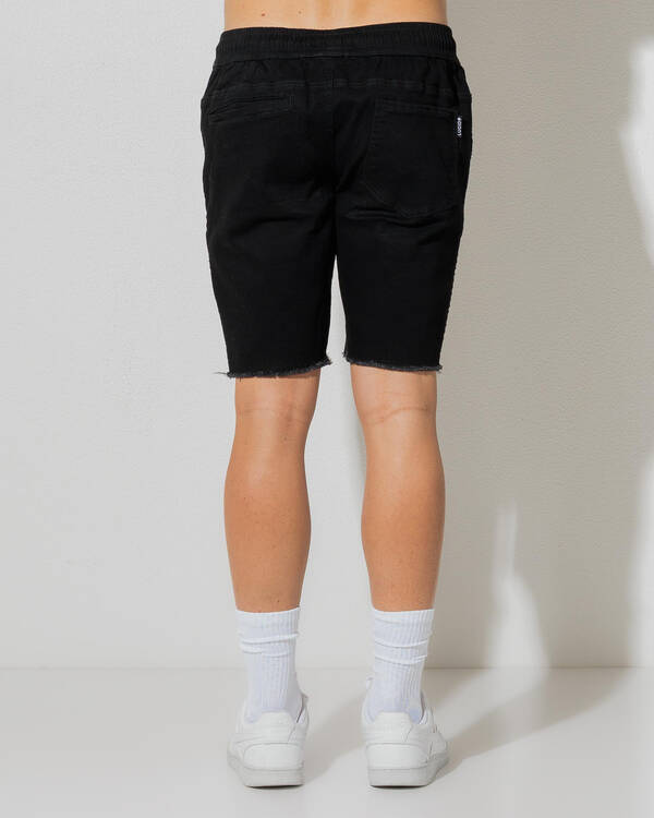 Lucid Arcade Elastic Waist Shorts for Mens