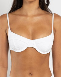 Rusty Sandalwood Balconette Bikini Top for Womens image number null