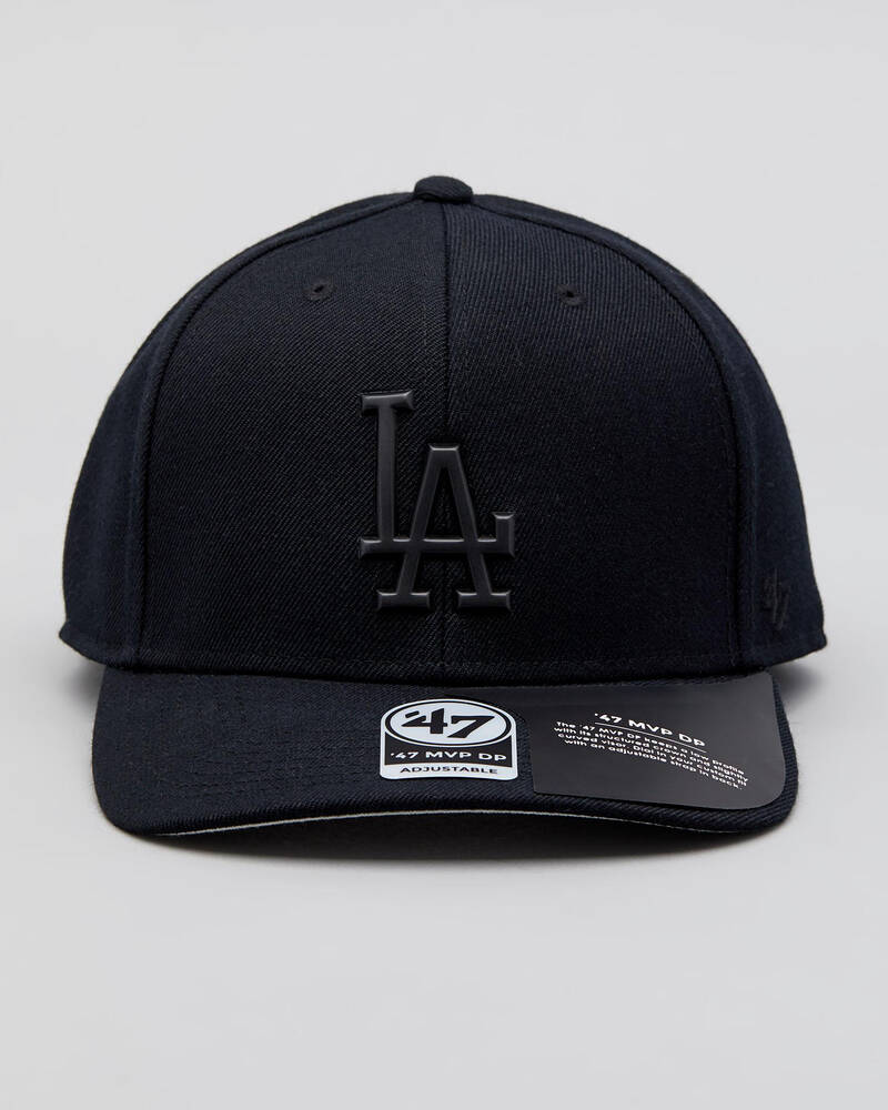 Forty Seven Los Angeles Dodgers Caster Chrome MVP Snapback Cap for Mens