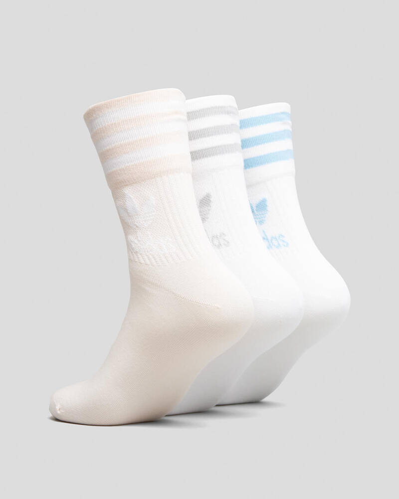 adidas Womens Mid Cut Crew Sock Pack for
