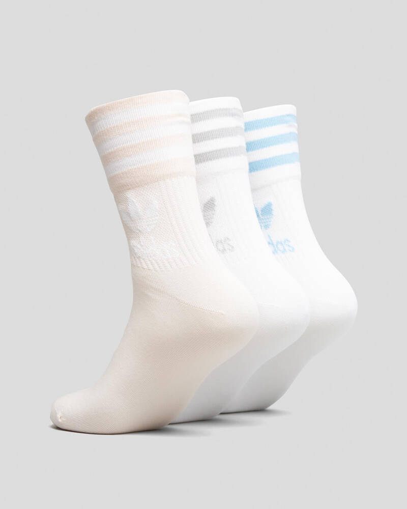 adidas Womens Mid Cut Crew Sock Pack for Womens