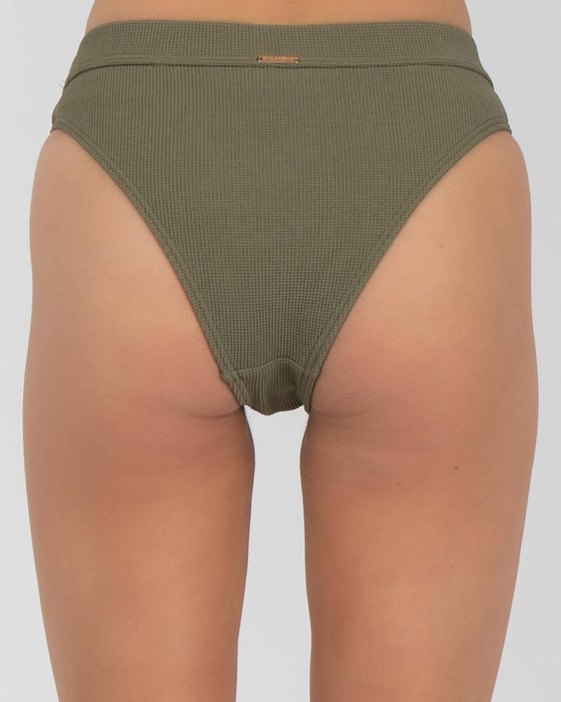 Billabong Waffle Maui Rider Bikini Bottom for Womens